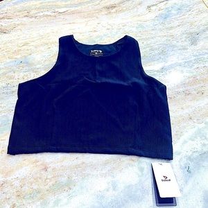 Baleaf Womens Sports Black Top Size Medium